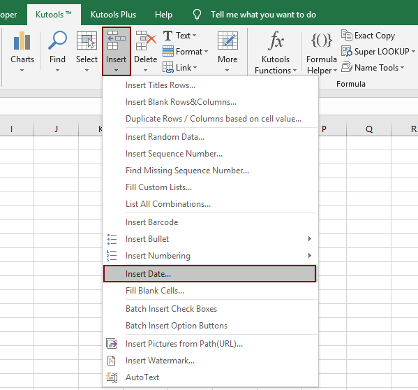 insert date into excel 2016 for mac